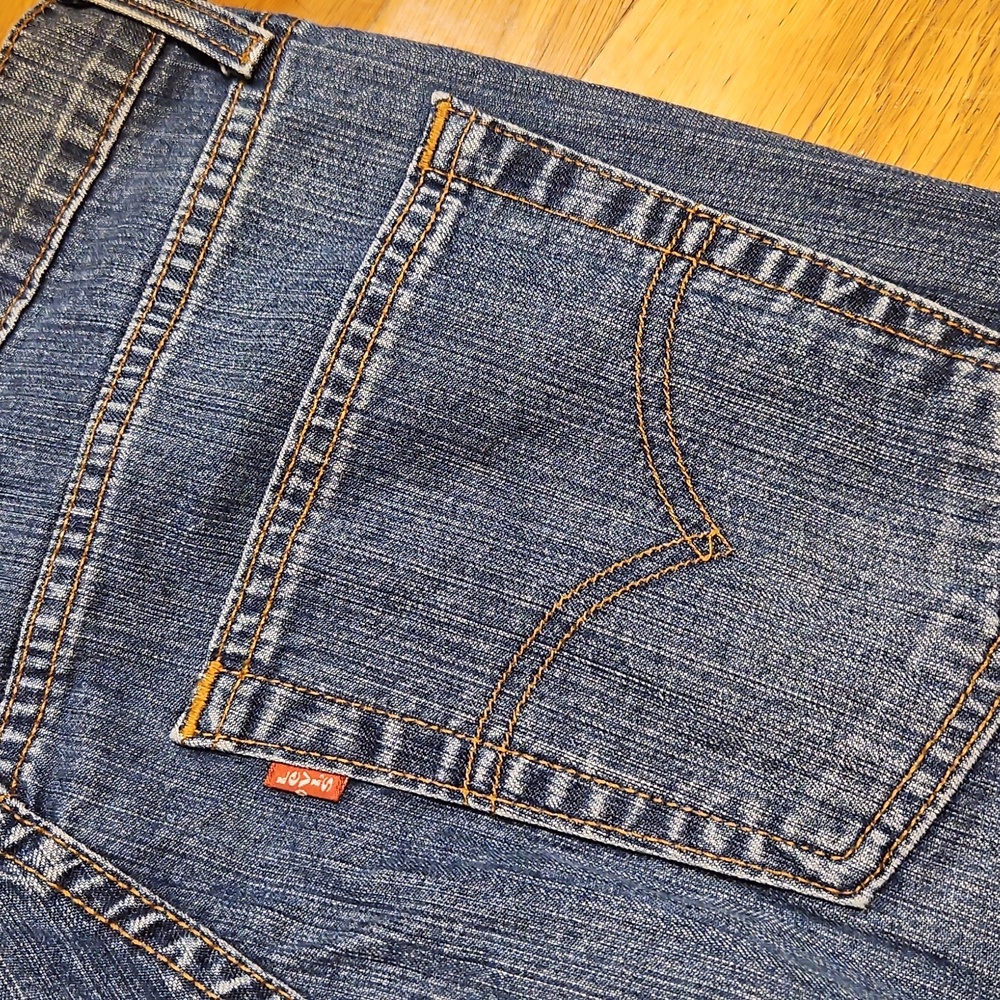 Perfect Waist Bootcut LEVI’S 525 Jeans Size 32/34 - Picture 2 of 11